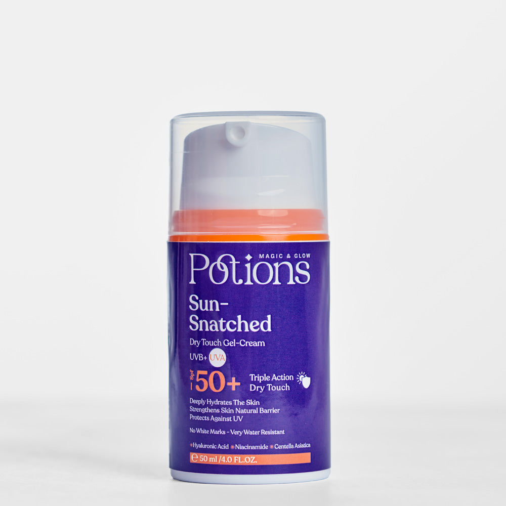 Sun-Snatched Gel Cream Dry Touch SPF 50+ – Potions Co.