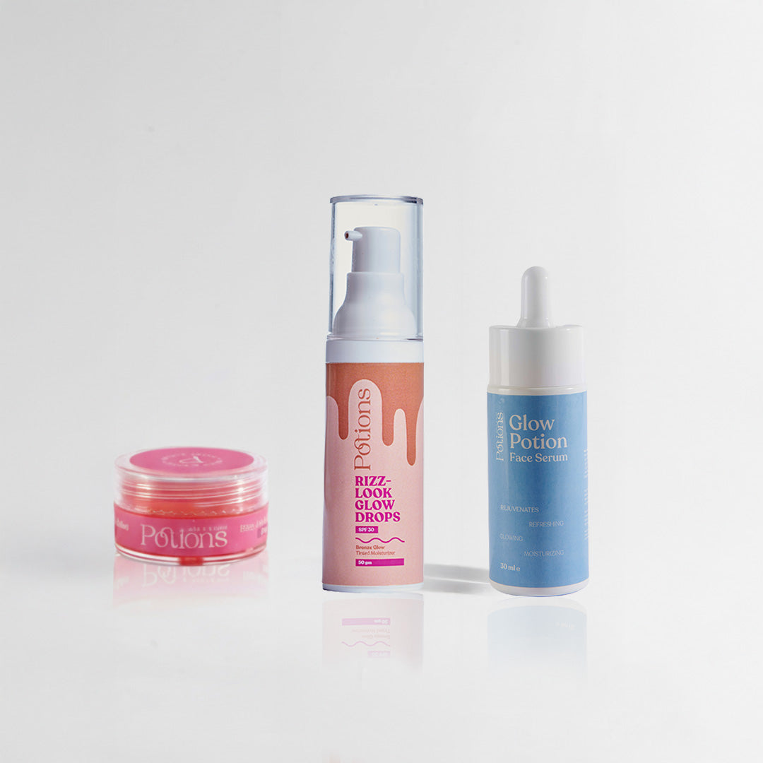 Instant Glam and Glow Look